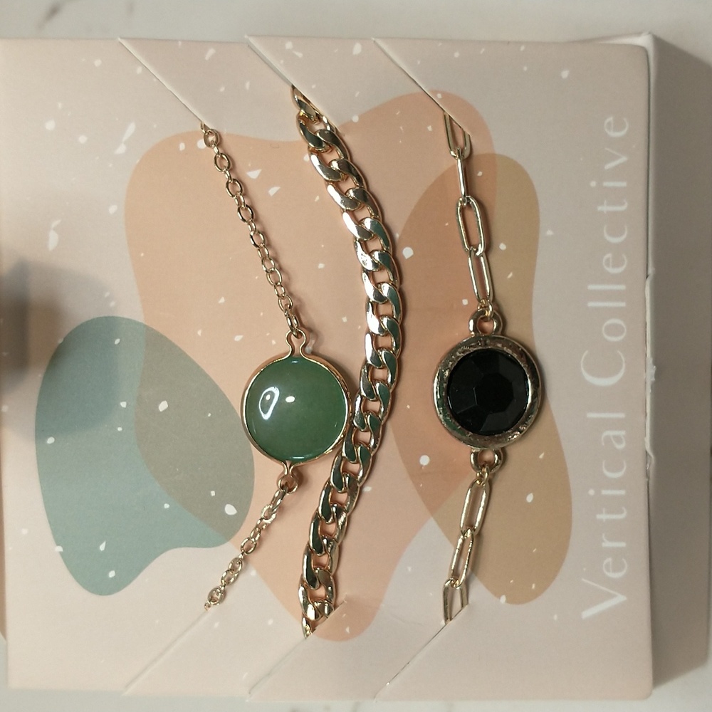 Vertical Collective bracelet trio